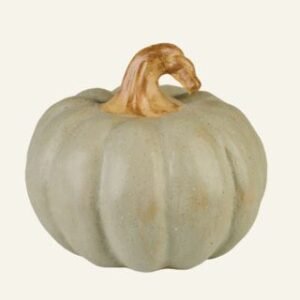 Amber pumpkin koriste harmaanvihreä