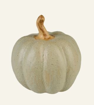 luna-pumpkin-koriste-harmaanvihrea