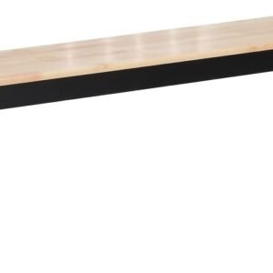 Kaarna penkki 192x35 cm koivu/musta