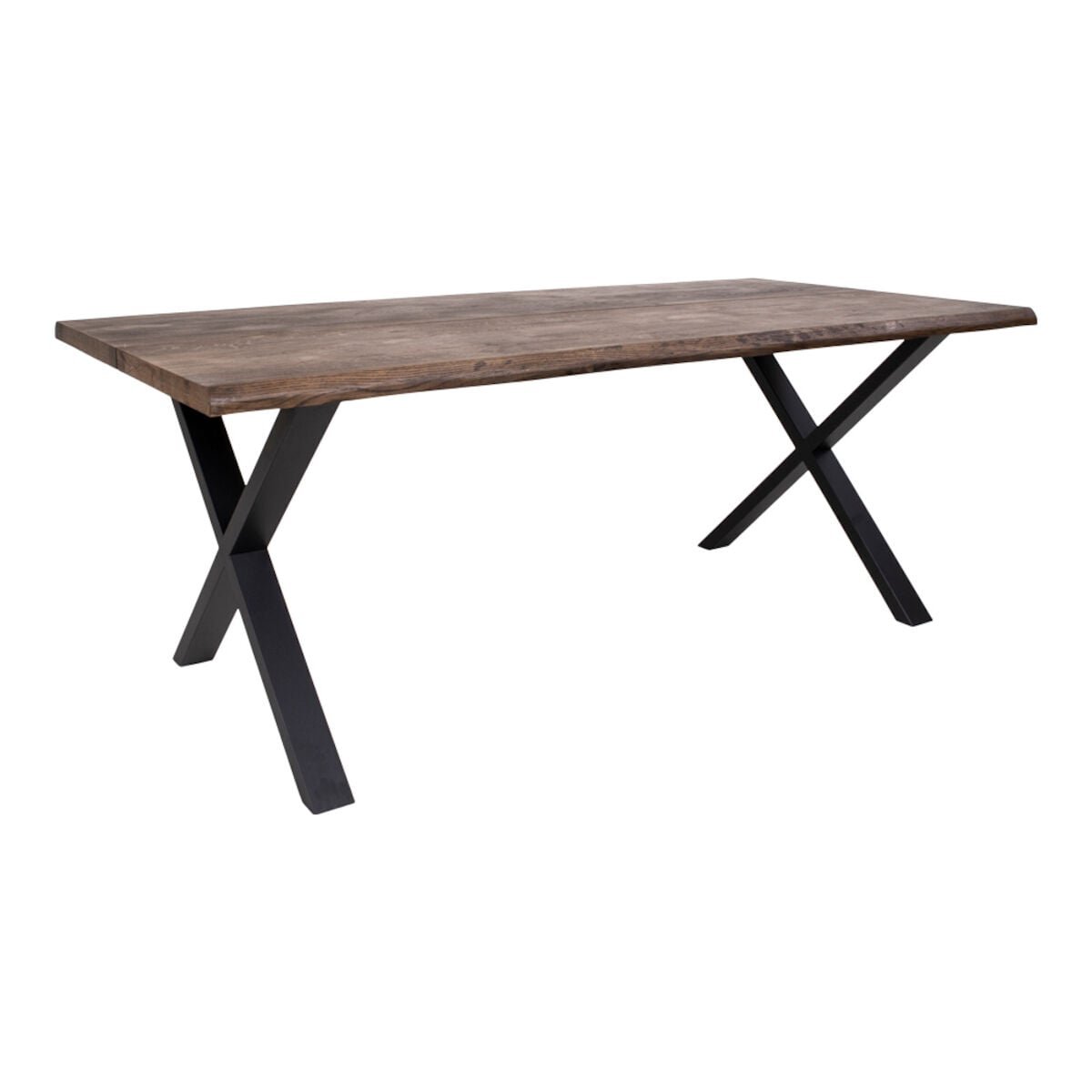 house-nordic-toulon-ruokapoyta-200x95x75-cm-tummanruskea-tammi-musta-jalka