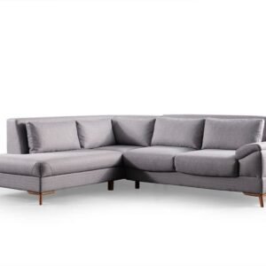 Kulmasohva-vuode Atelier Del Sofa Aqua Grey (225/275 x 100 x 90 cm) Vasen -