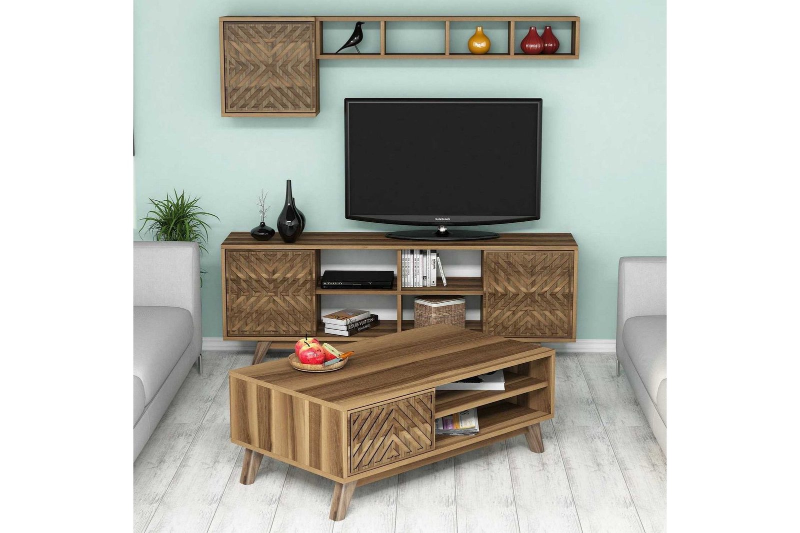 tv-kalustepaketti-amtorp-160-cm-tammi-ruskea