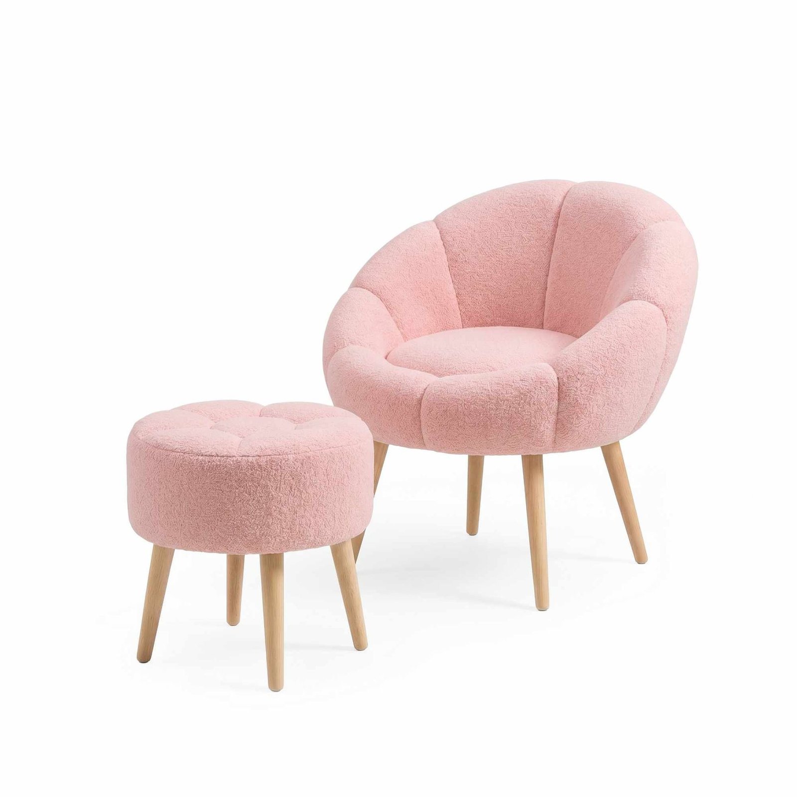 korvatuoli-ja-rahi-setti-2-osaa-atelier-del-sofa-lida-75-x-100-x-42-cm-vaaleanpunainen