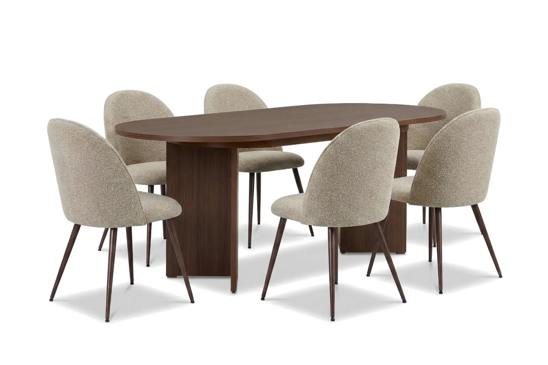 ruokailuryhma-dano-jatkettava-ruokapoyta-160-200-cm-ja-6-nibe-plus-ruokatuolia-greige
