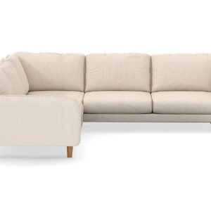 Trend Lyx 6-istuttava Käännettävä L-muotoinen Kulmasohva Manchester-kankaalla - Beige