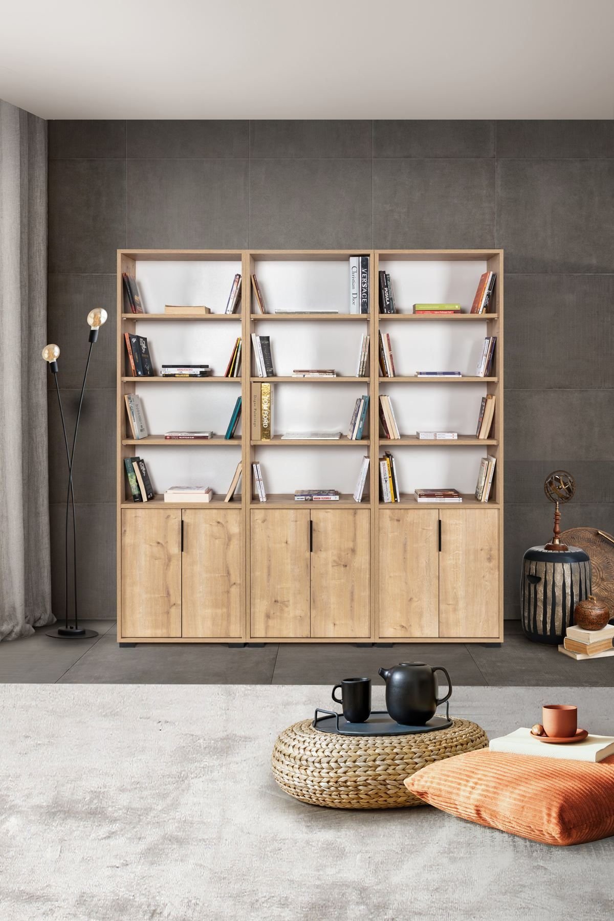 kirjahylly-hanah-home-evora-wide-180-x-187-x-30-cm-tammi-sapphire-oak