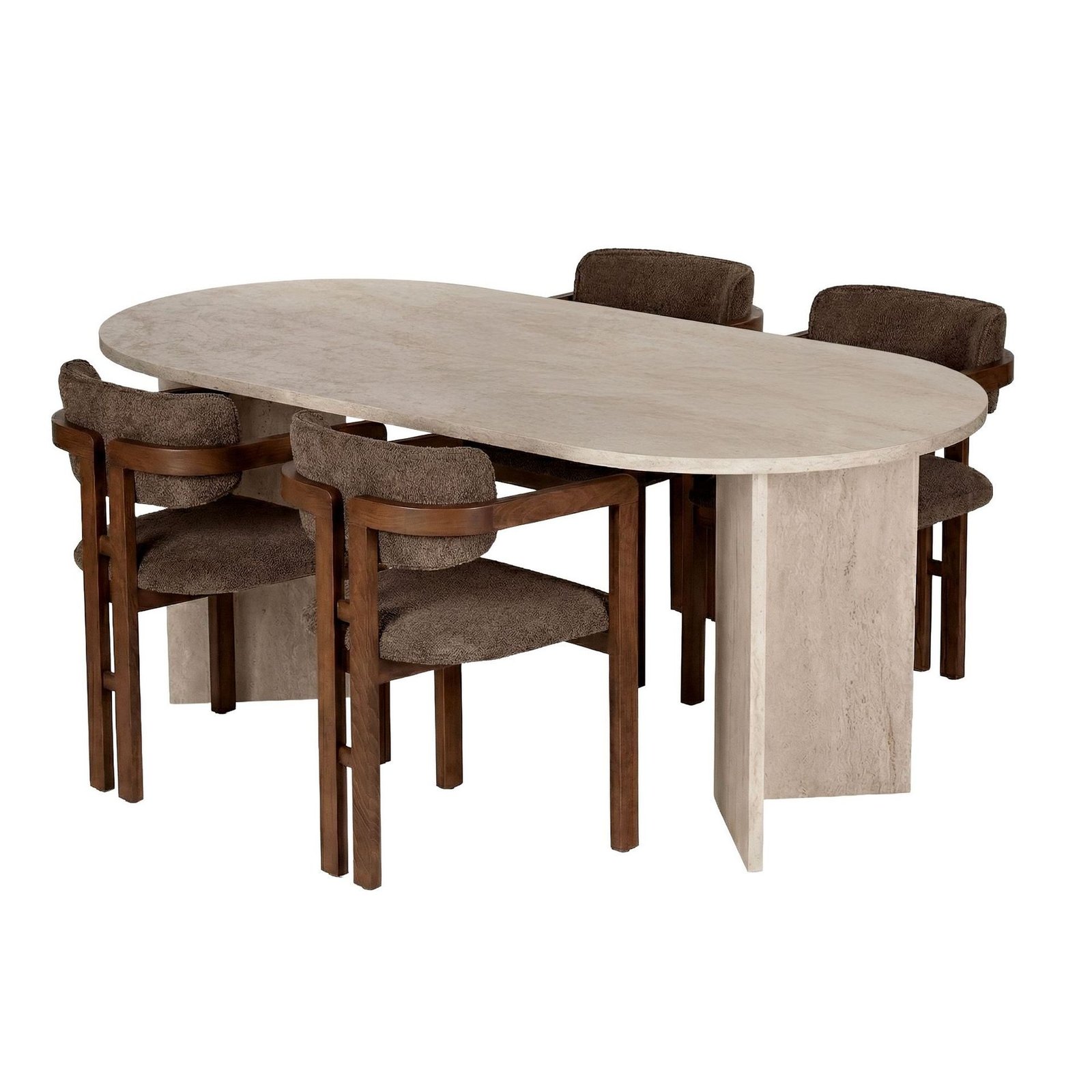 ruokapoyta-ja-tuolisetti-nordure-meridia-4-180-x-75-x-90-cm-5-osaa-travertiini-pahkina-ruskea