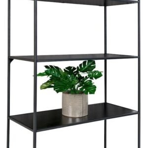 House Nordic Vita avohylly 80x36x170 cm musta