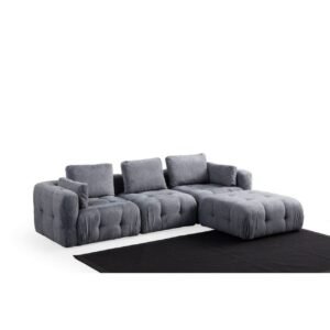 Yvara Sohva med Divan 4-sits - Harmaa