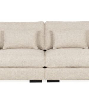 Dubai 2-istuttava sohva extra syvä chenille-kankaalla - Beige