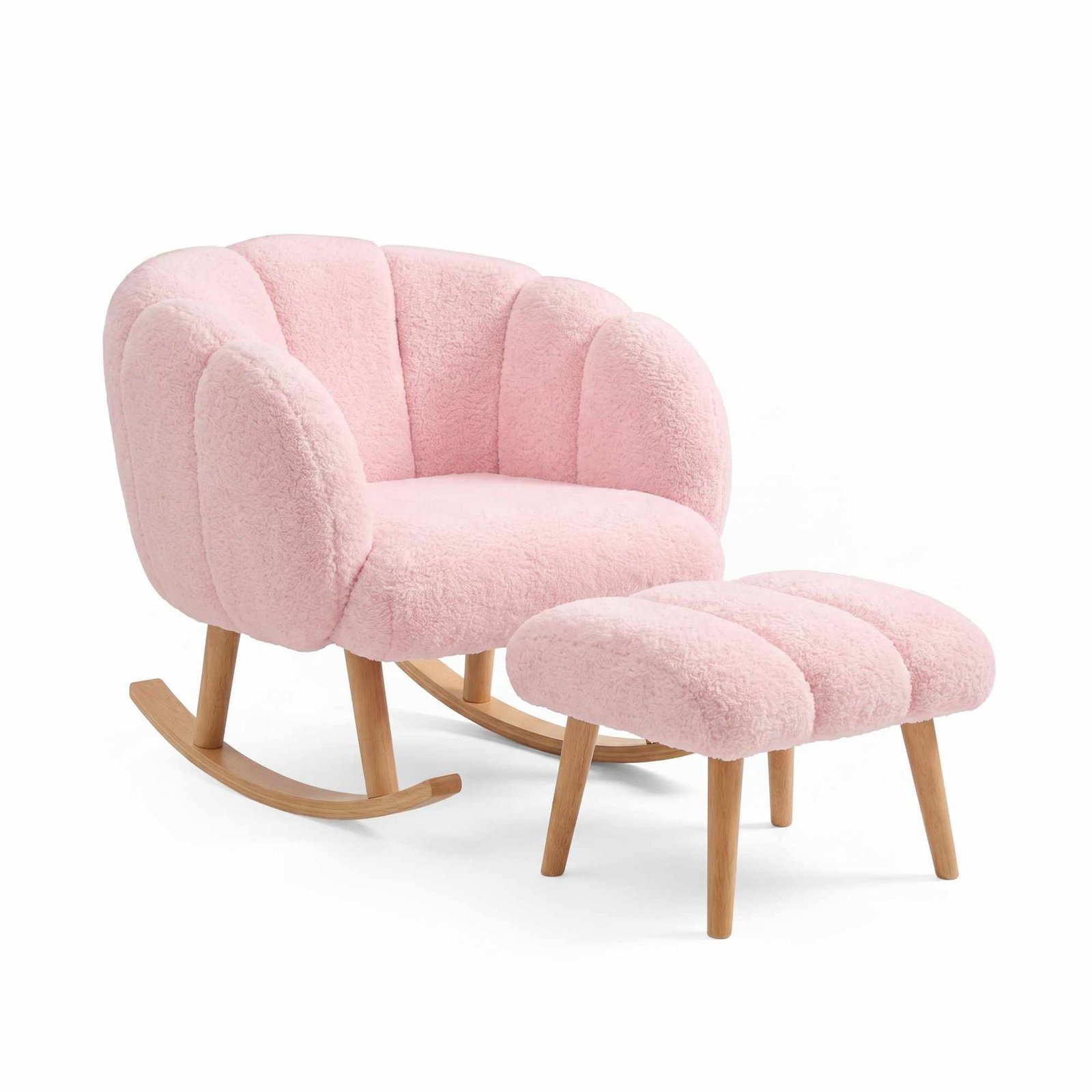 korvatuoli-ja-rahi-setti-2-osaa-atelier-del-sofa-lotus-70-x-94-x-42-cm-vaaleanpunainen