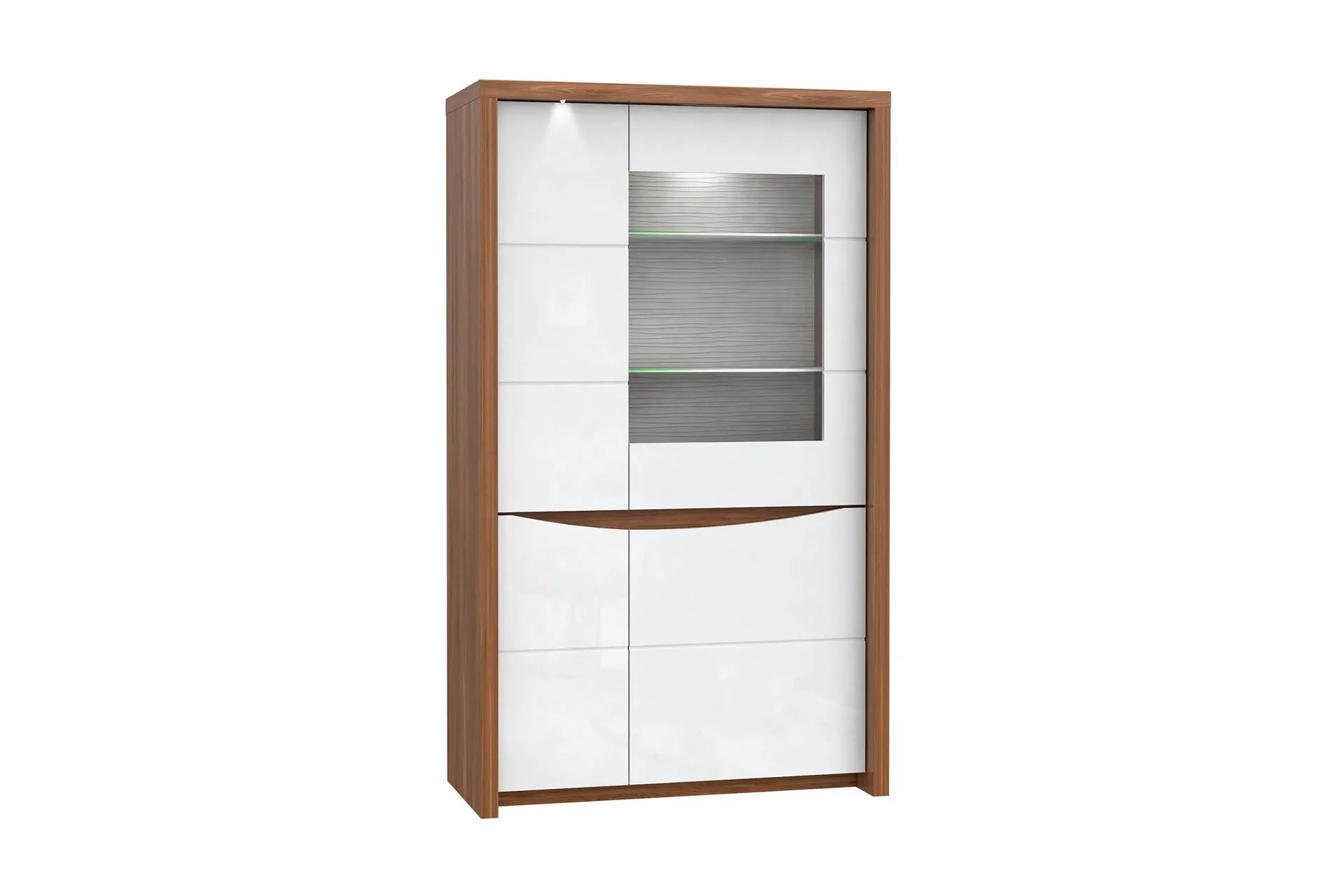 vitriinikaappi-ajanel-94x159-cm-ruskea-valkoinen