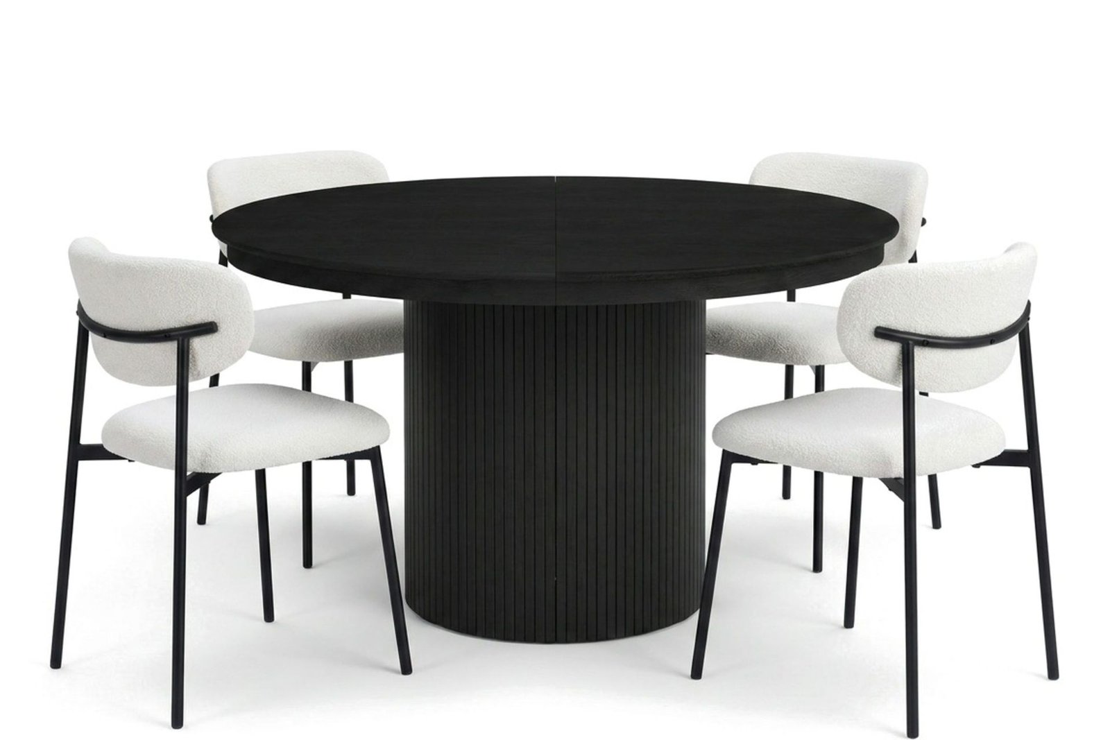 kopparbo-jatkettava-pyorea-120-220-cm-musta-4-lucy-ruokatuolia-musta