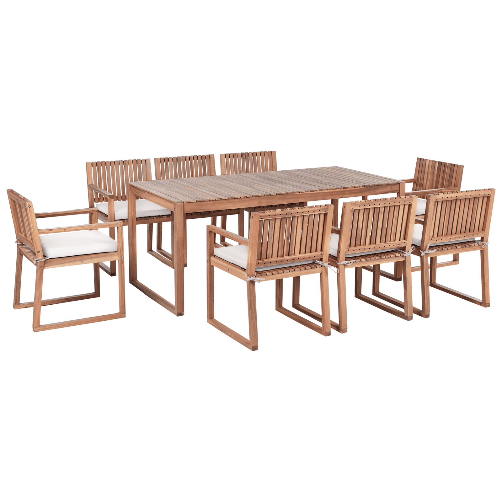 ruokailuryhma-ulos-8-istuttava-sassari-premium-pehmusteilla-akaasiapuu-ruskea-beige