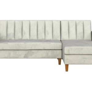 3:n ist Divaanivuodesohva Celine Sametti/Vaaleanharmaa - Dorel Home