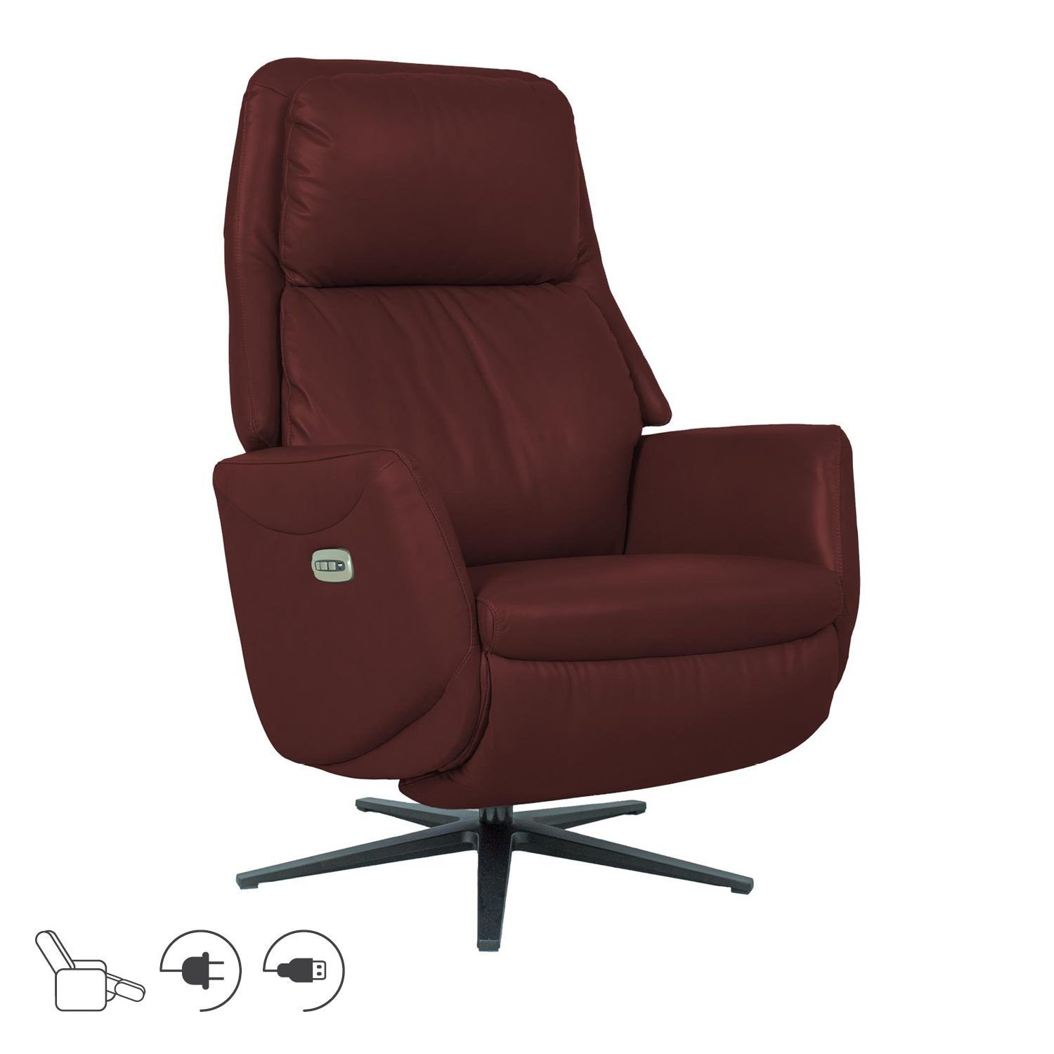 recliner-nojatuoli-wikros-sahkoisella-mekanismilla-tummanpunainen
