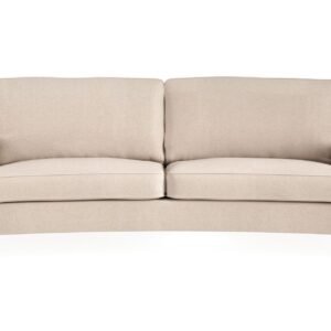 Howard Lyx 3-istuttava Kaareva Kangassohva - Beige