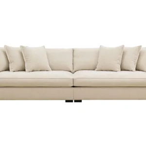 Rossita Lyx 4-istuttava Erittäin Syvä Sohva Chenillestä - Beige