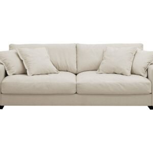 Valencia ekstra syvä 3-istuttava chenille-sohva - Beige