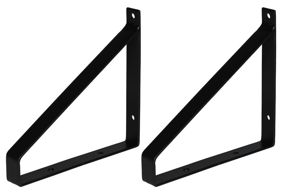 4living-hyllynkannatin-metalli-17-cm-2-kpl-musta