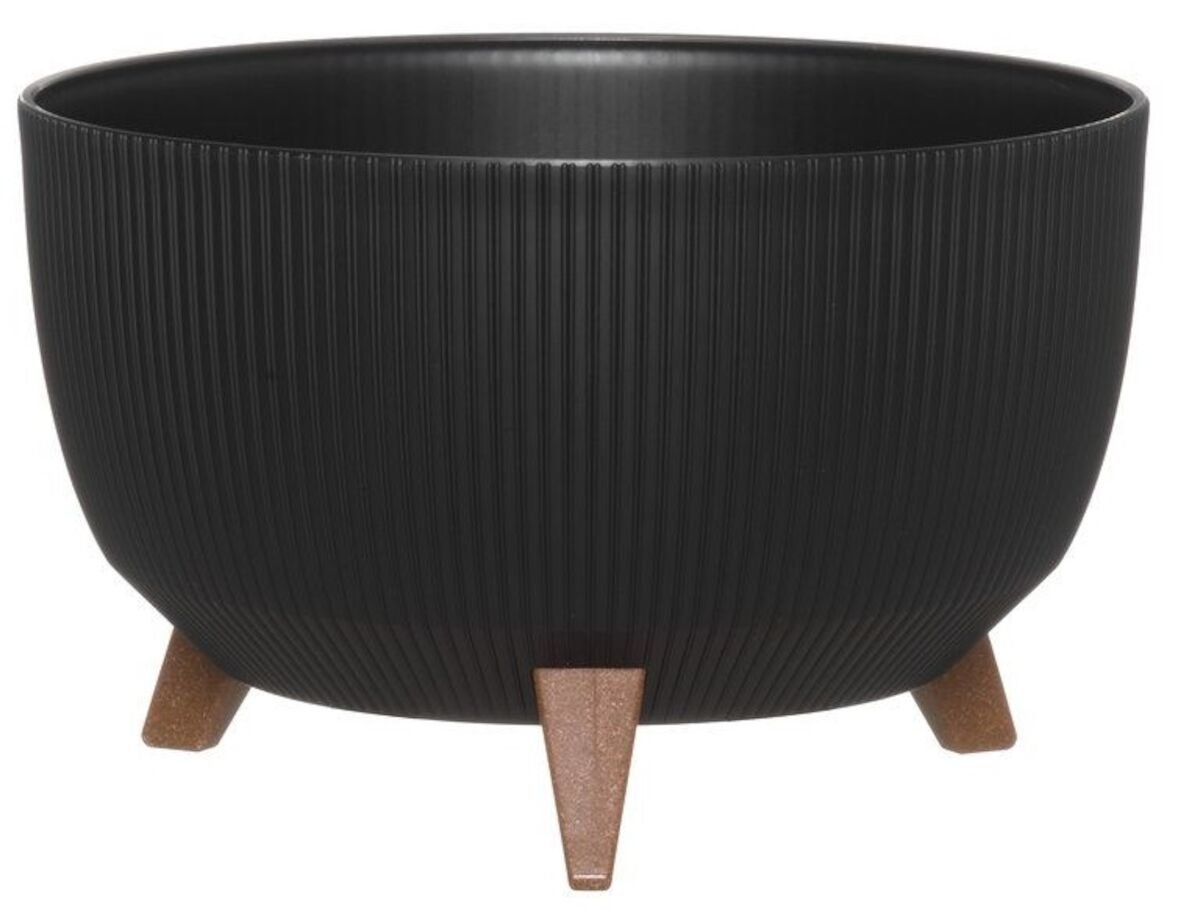 4living-roma-line-eco-jalallinen-ruukku-o40-cm-musta