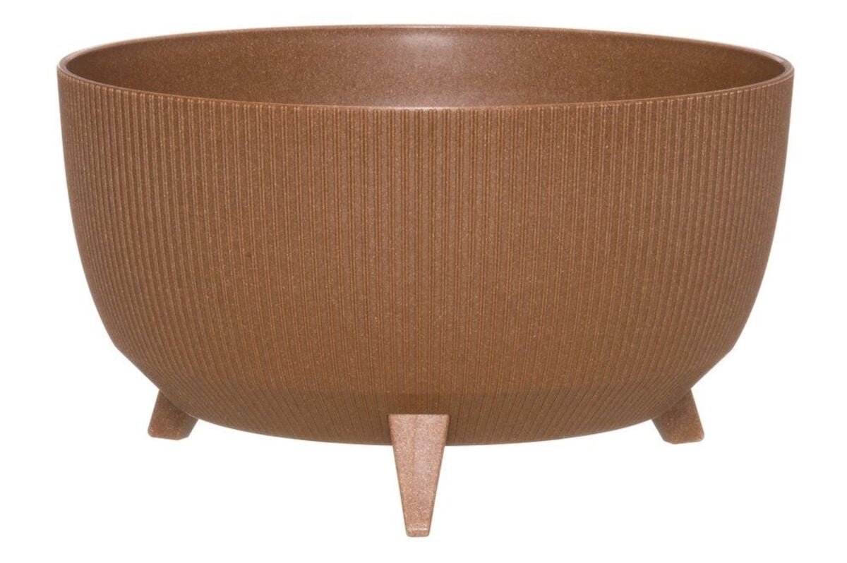 4living-roma-line-eco-jalallinen-ruukku-puukomposiitti-o47-cm-ruskea
