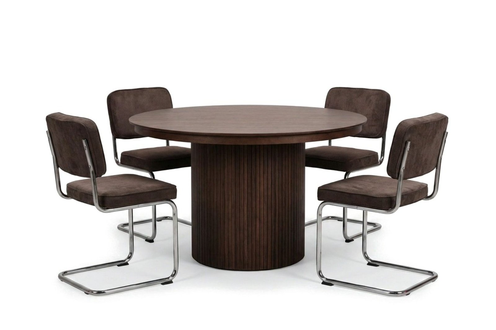 kopparbo-jatkettava-pyorea-120-220-cm-pahkina-4-milva-ruokatuolia-pahkina