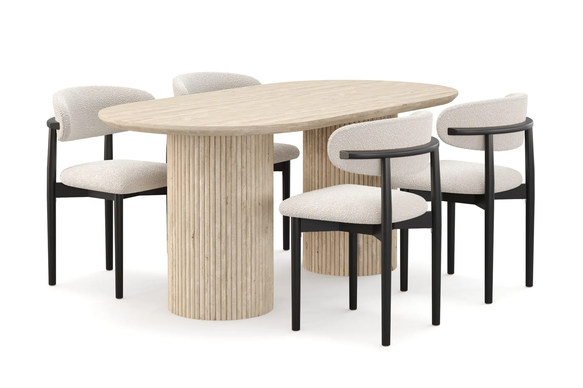 uppveda-ruokapoyta-travertiinin-nakoinen-4-jaiveer-ruokatuolilla-beige
