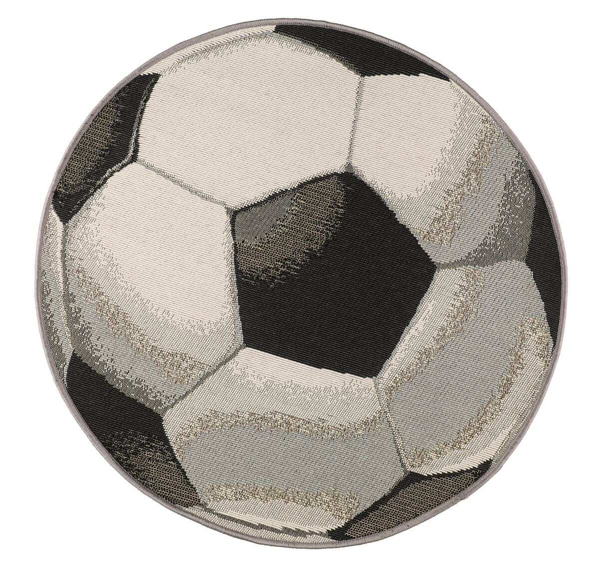 4living-futis-matto-o135-cm-musta-valkoinen