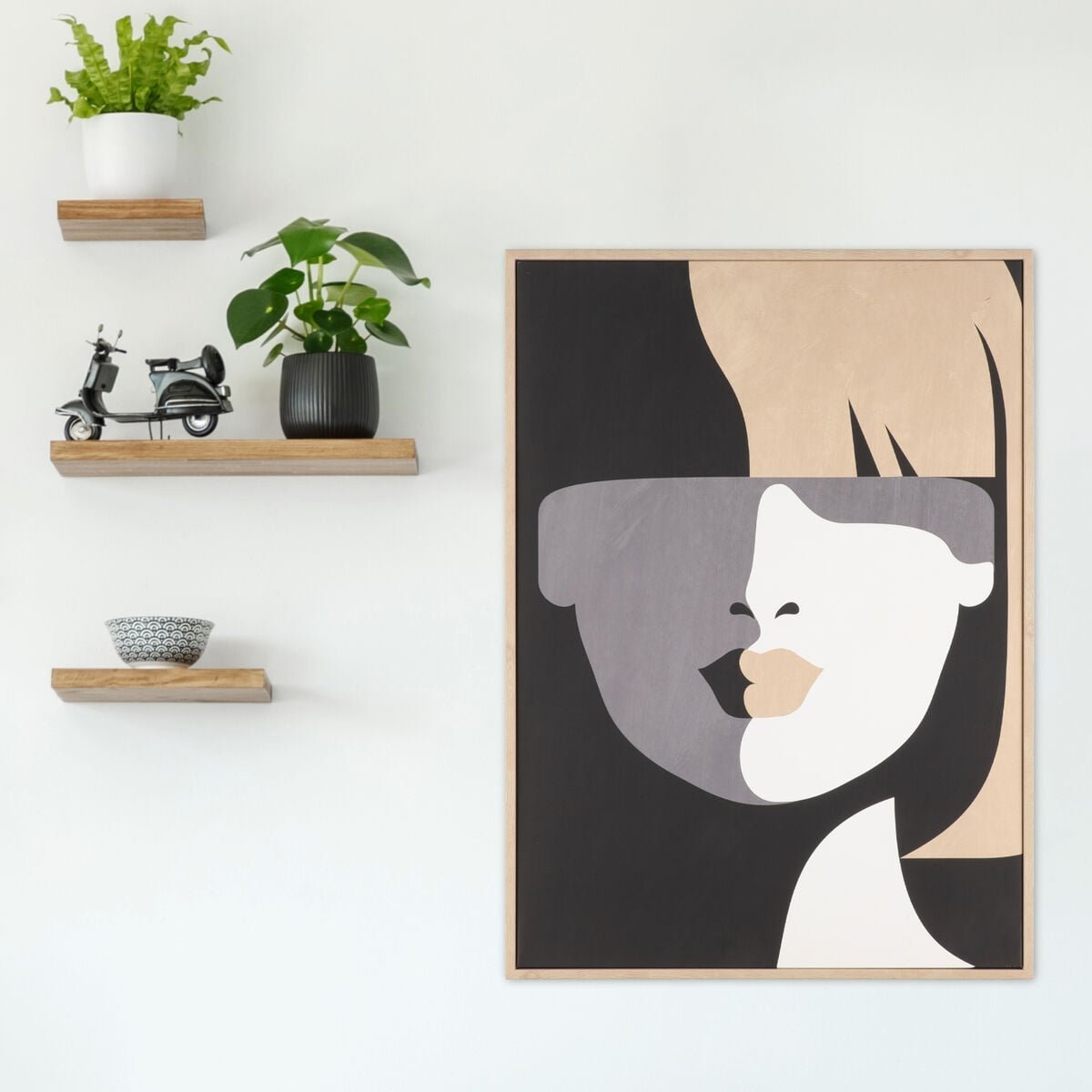 4living-shade-taulu-50x70-cm-puun-varisilla-kehyksilla