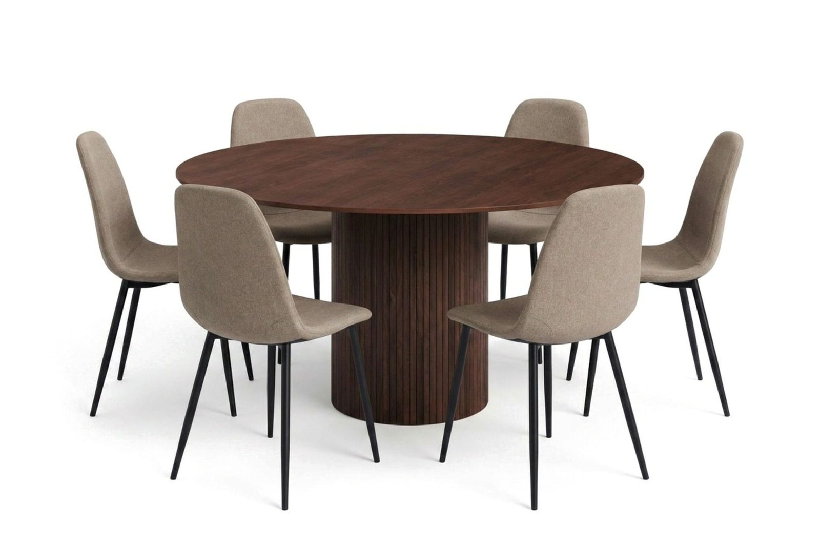 kopparbo-ruokailuryhma-pyorea-150-cm-pahkina-6-milva-ruokatuolia-pahkina