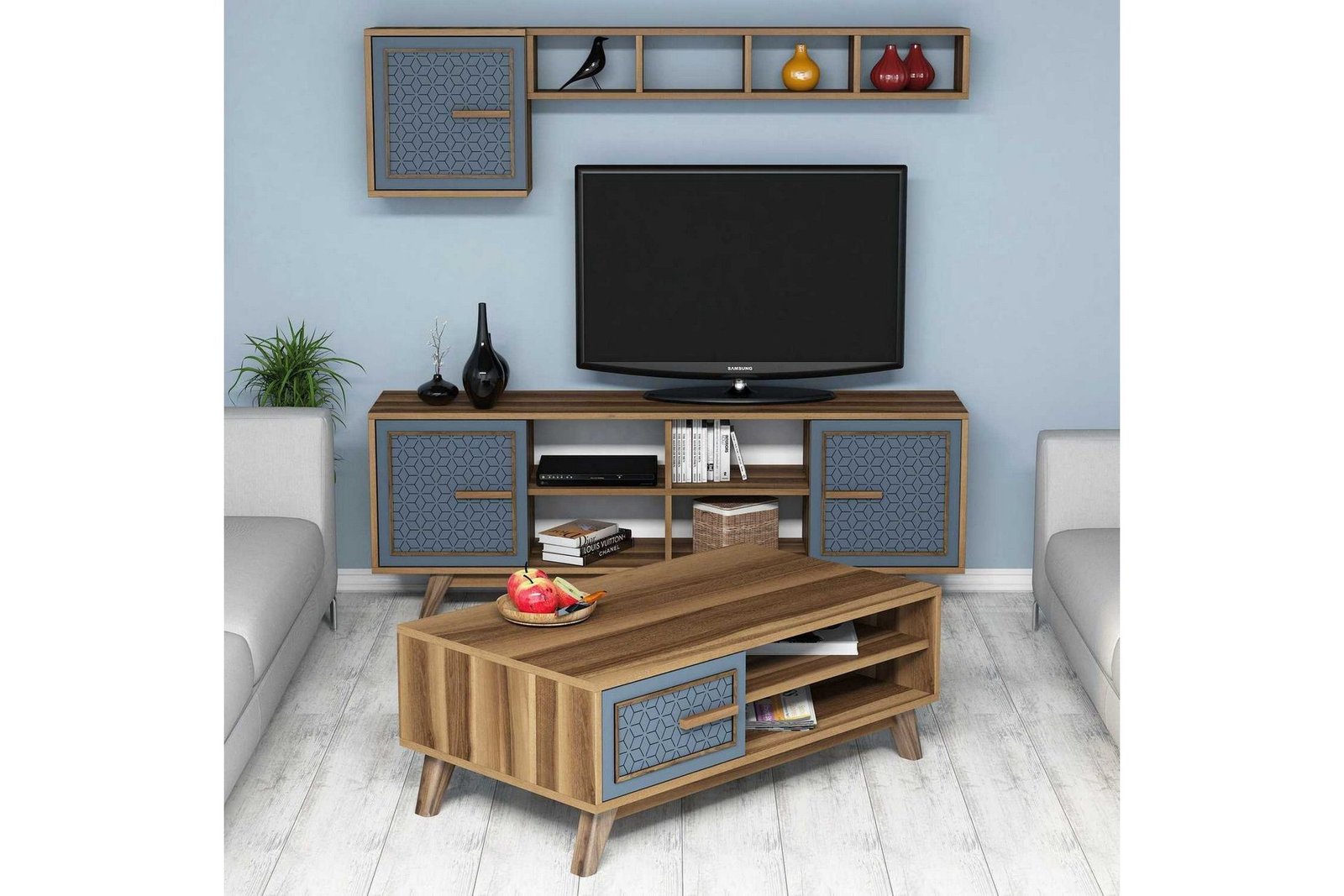 tv-kalustepaketti-amtorp-160-cm-ruskea-sininen