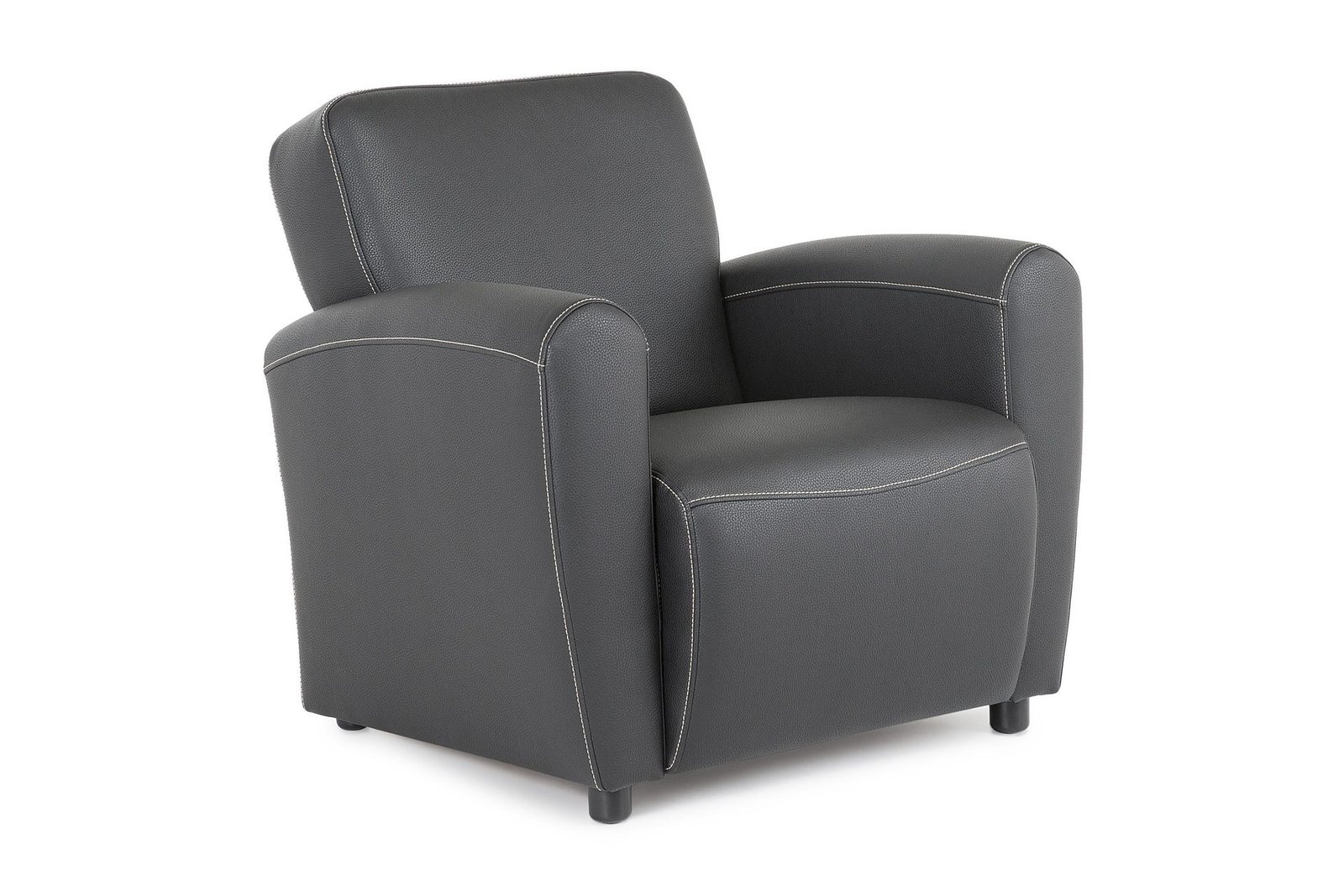 nojatuoli-manchester-musta-bonded-leather