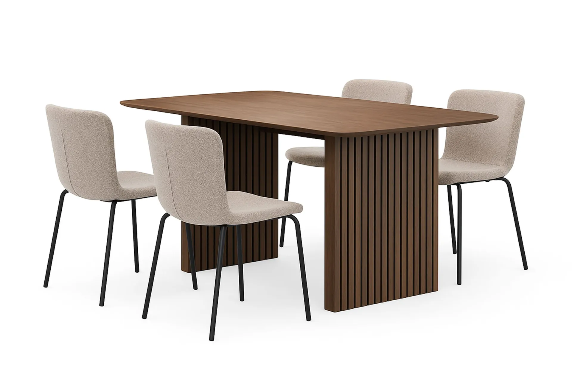 richeto-ruokapoyta-180-cm-ja-4-katy-ruokatuolia-savutammi-greige-buklee