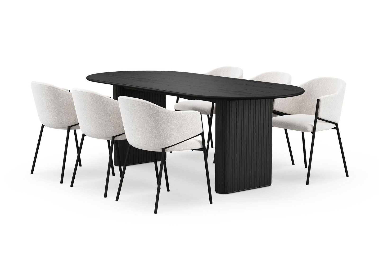 noira-soikea-ruokapoyta-220-cm-6-filip-ruokatuolia-musta-valkoinen-boucle