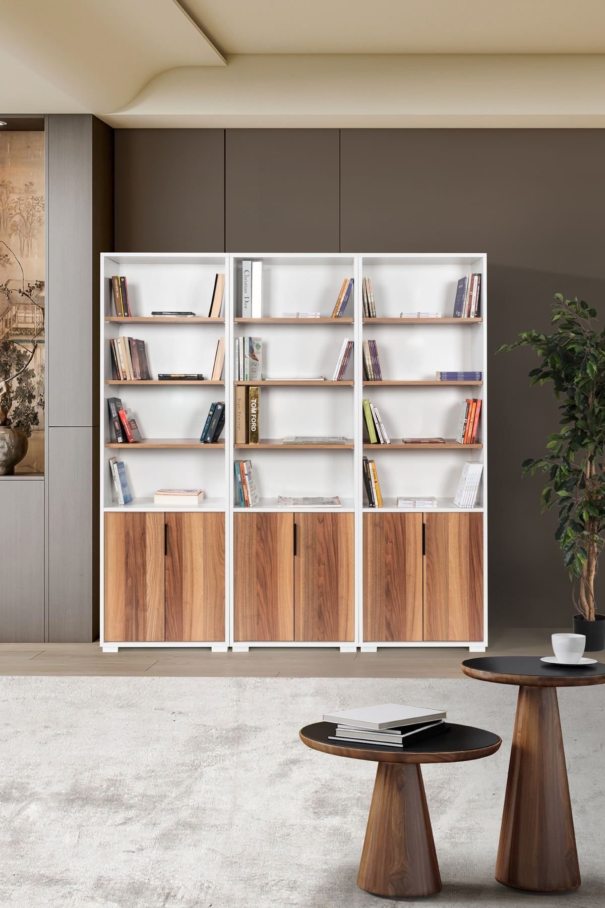 kirjahylly-hanah-home-evora-wide-180-x-187-x-30-cm-valkoinen-pahkina-valkoinen-ja-pahkina