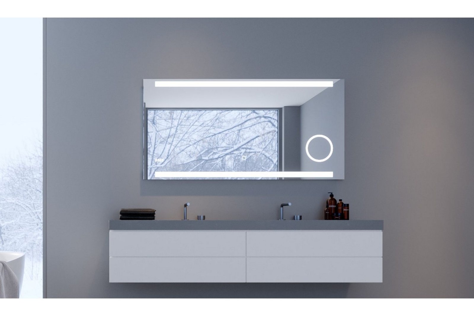 kylpyhuonepeili-sunnanfors-60-cm-led-valaistus