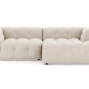 Puffy 3-istuttava kuplamainen sohva divaanilla oikea - Beige