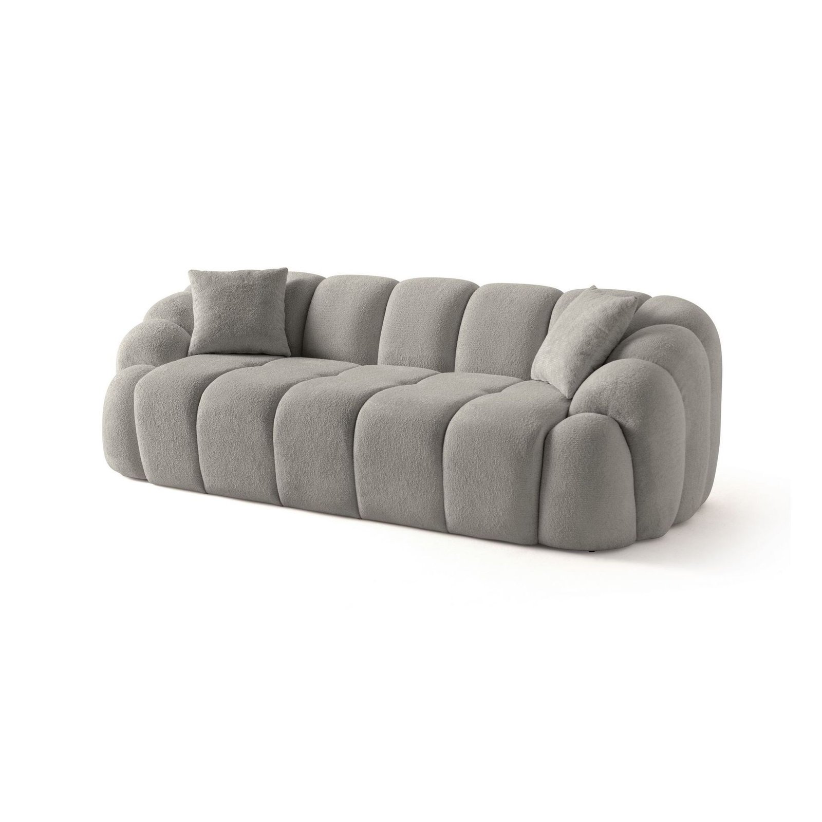 3-istuttava sohva Atelier Del Sofa Octavio (233 x 70 x 80 cm) Harmaa -
