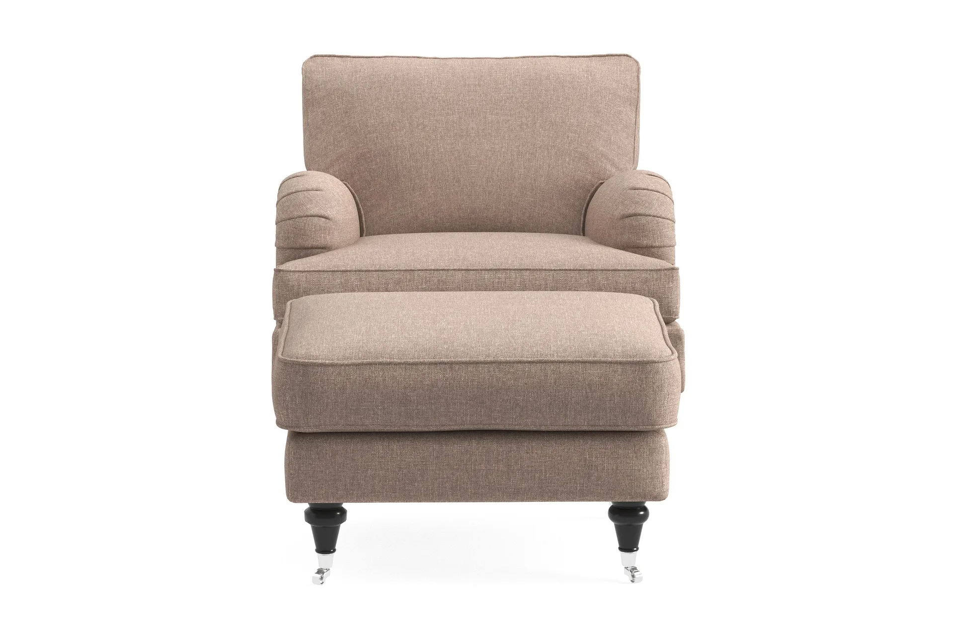 nojatuoli-jalkarahi-oxford-classic-tummabeige