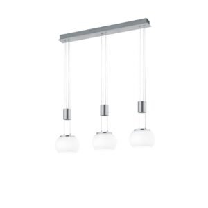 LED-Riippuvalaisin Madison 3-os Harjattu Teräs - TRIO