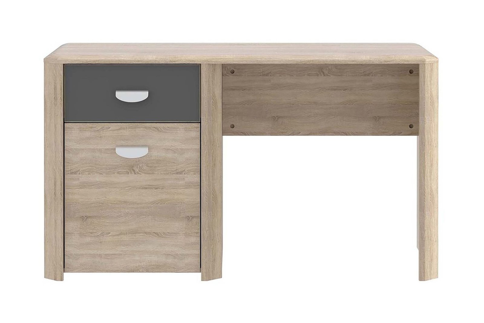 kirjoituspoyta-mycheal-130-cm-sailytyksella-laatikkokaappi-ruskea