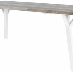 Lana lankkupöytä 200x88 cm savunharmaa/valkoinen