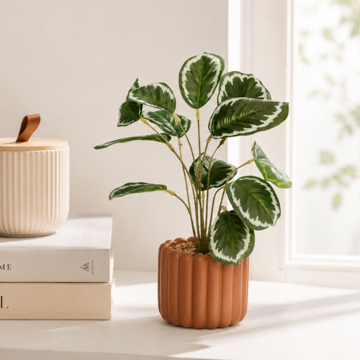 4living-nukkumaija-tekokasvi-ruukussa-29-cm-vihrea-terrakotta-ruukku