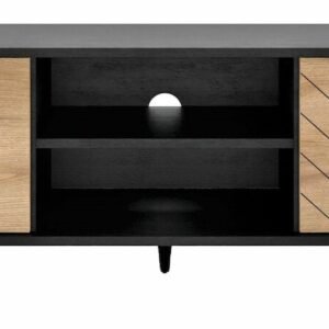 Dumont tv-taso 154x39x50 cm cm tammi/musta