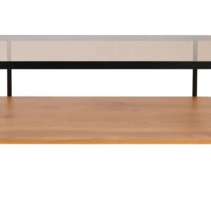 Hasbro sohvapöytä 120x60 cm tammi/ musta
