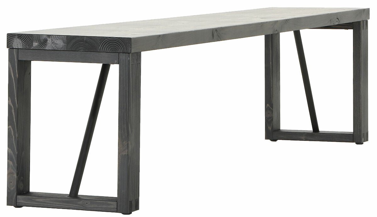 honka-terassipenkki-195x35-cm-puujalalla-musta