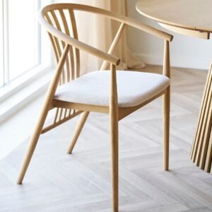House Nordic Agustin ruokapöydän tuoli tammi, hiekka HN1286