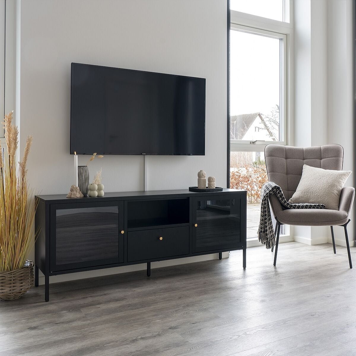 house-nordic-dalby-tv-taso-150x35x60-cm-musta