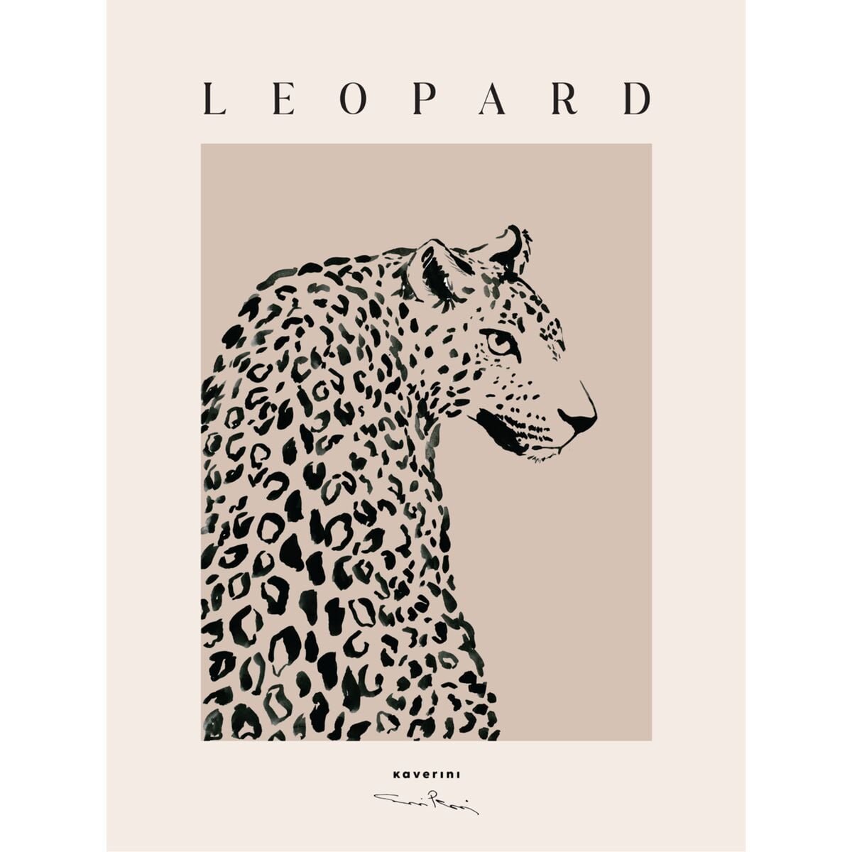 kaverini-leopardi-50x70-cm